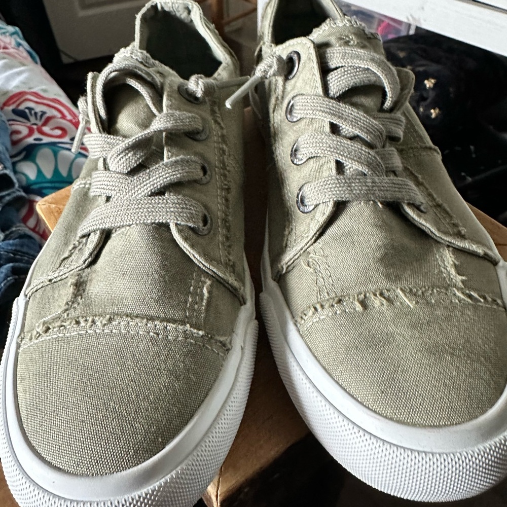 Blowfish Olive Green Sneakers